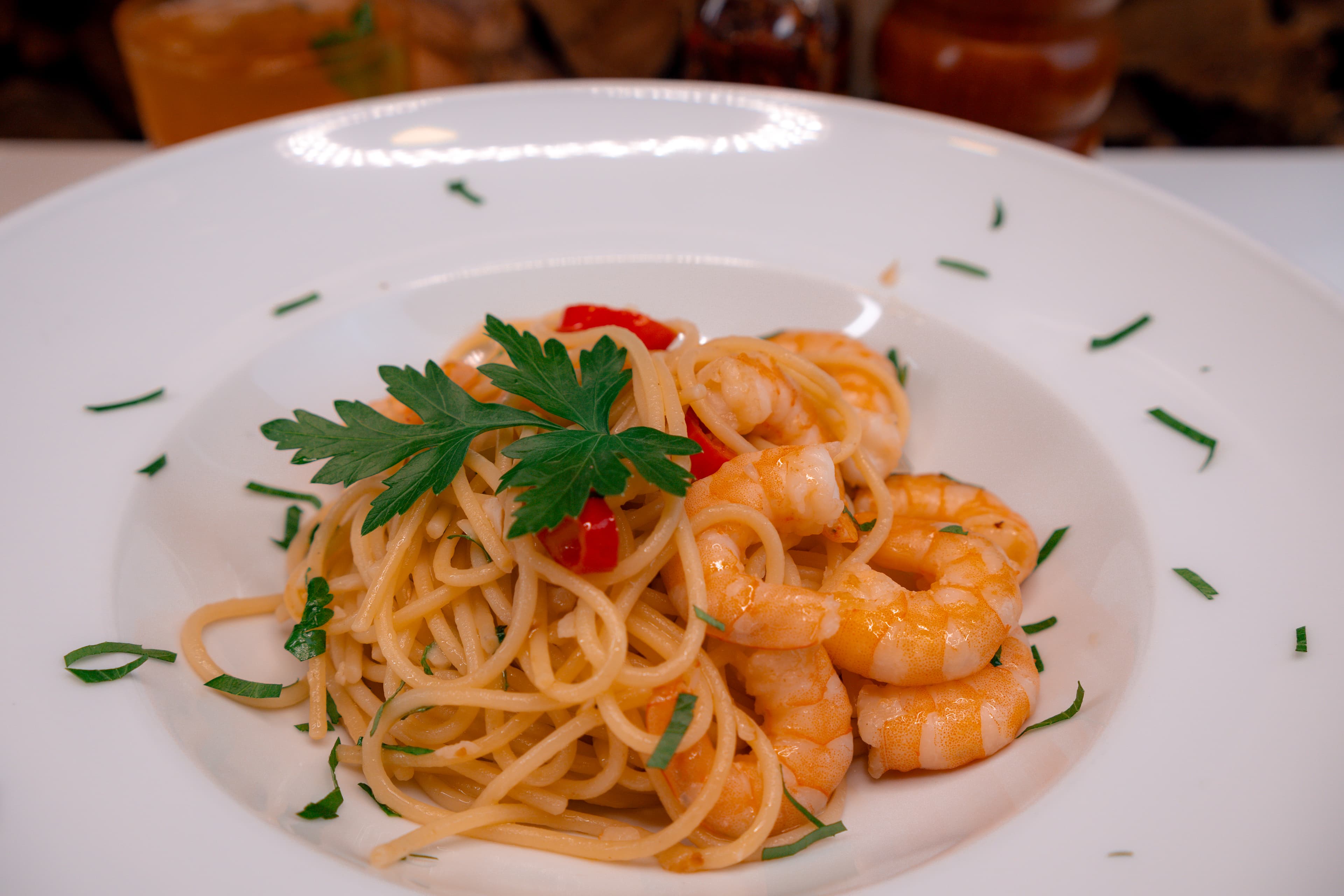 Gambas com Alho